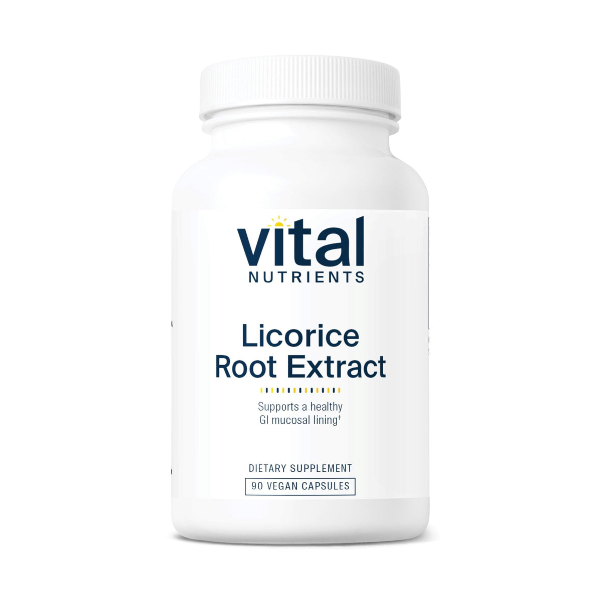 Vital Nutrients Licorice Root Capsules 400mg front view