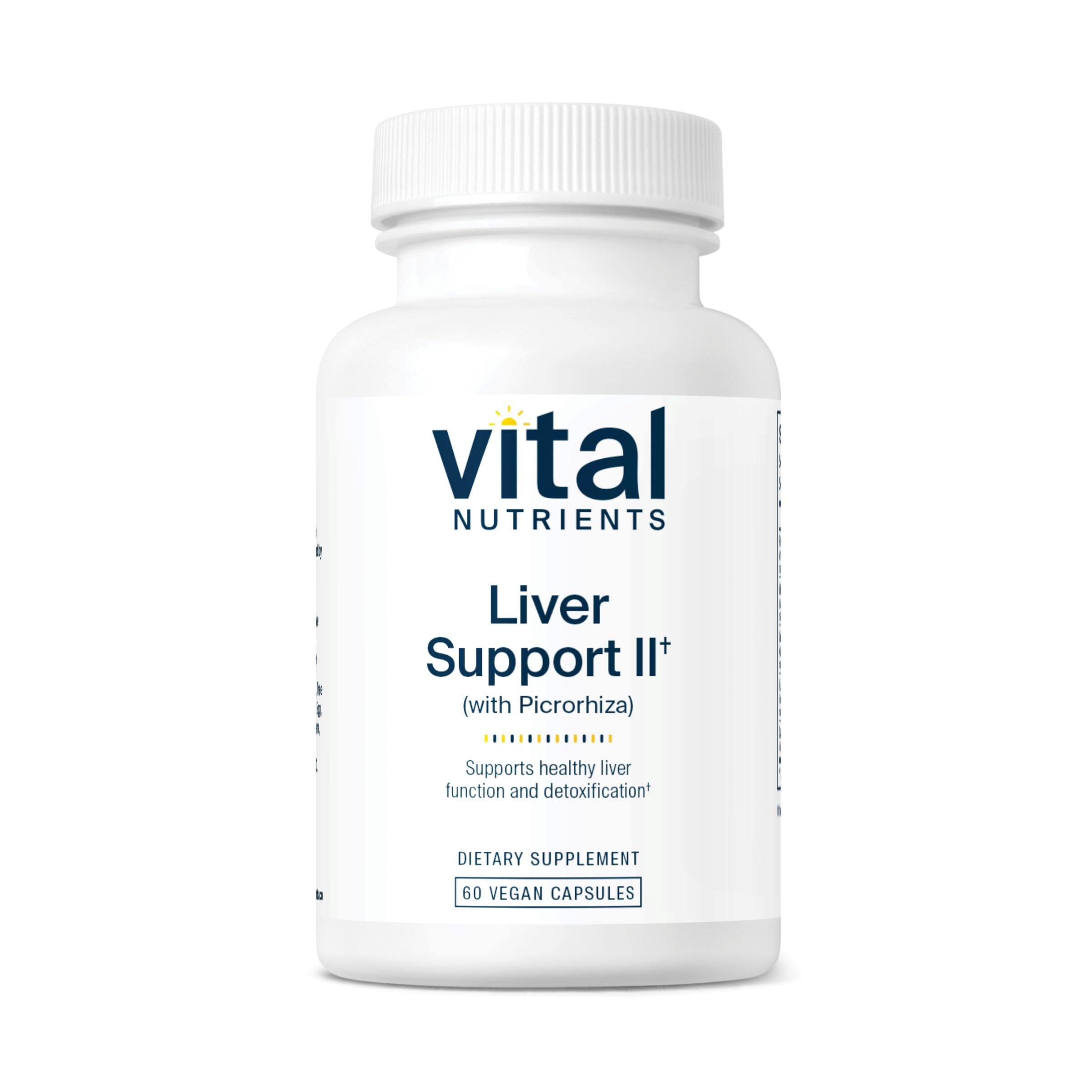 Vital Nutrients Milk Thistle Herbal Supplement 60 capsules front view