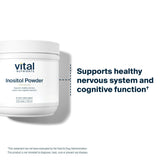 Vital Nutrients Myo-Inositol Powder 204g mixed in water