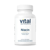 Vital Nutrients Niacin B3 500mg supplement front view