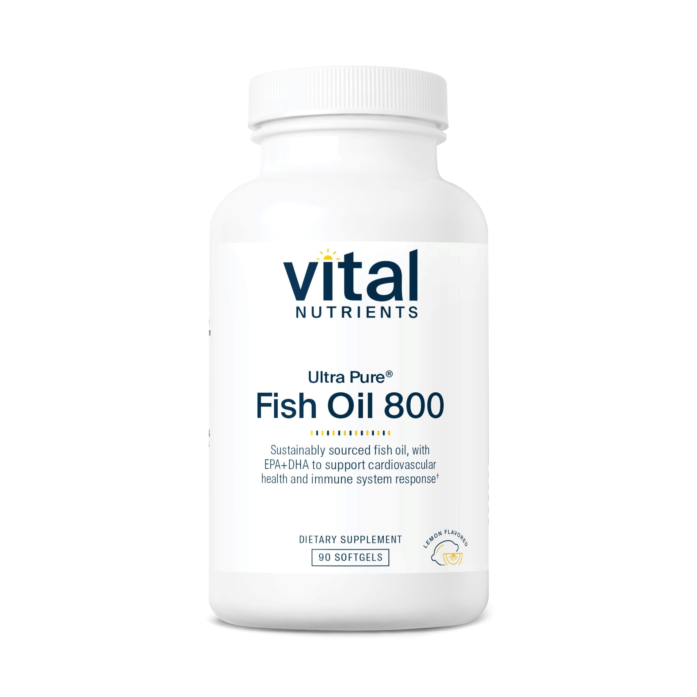 Vital Nutrients Omega-3 Fish Oil 800mg softgel front view