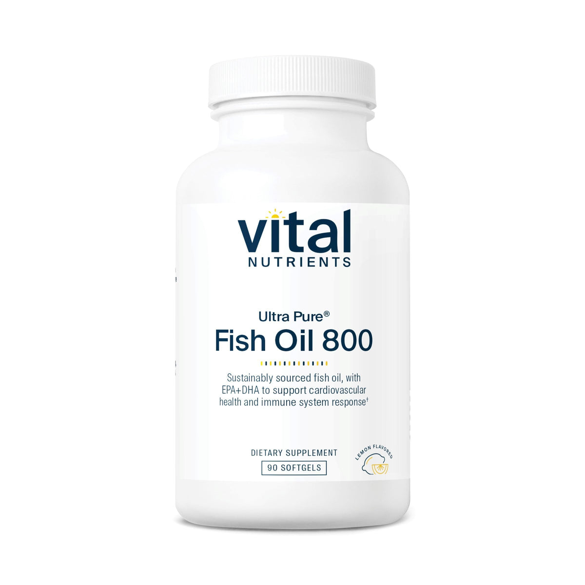 Vital Nutrients Omega-3 Fish Oil 800mg softgel front view