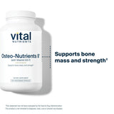 Vital Nutrients Osteo-Nutrients II supplement on a wooden table