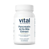 Vital Nutrients Ox Bile daily Enzyme Supplement 500mg front view