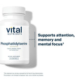 Vital Nutrients Phosphatidylserine softgel back label