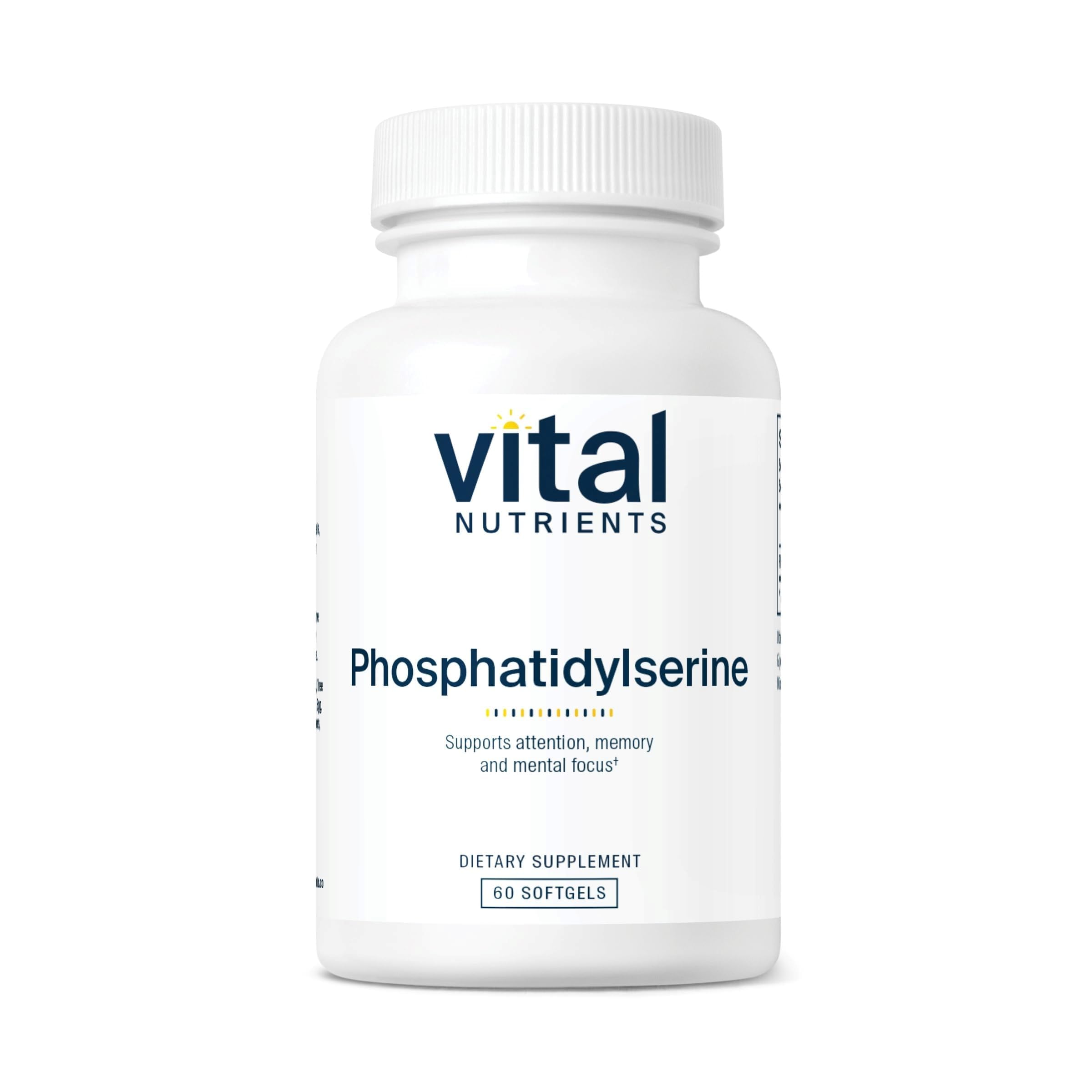 Vital Nutrients Phosphatidylserine softgel front view