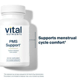 Vital Nutrients PMS Support Supplement back view with dosage information