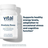 Vital Nutrients Rhodiola Rosea 400mg herbal supplement packaging