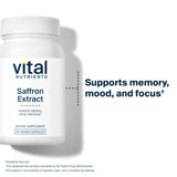 Vital Nutrients Saffron Extract capsules with measuring spoon