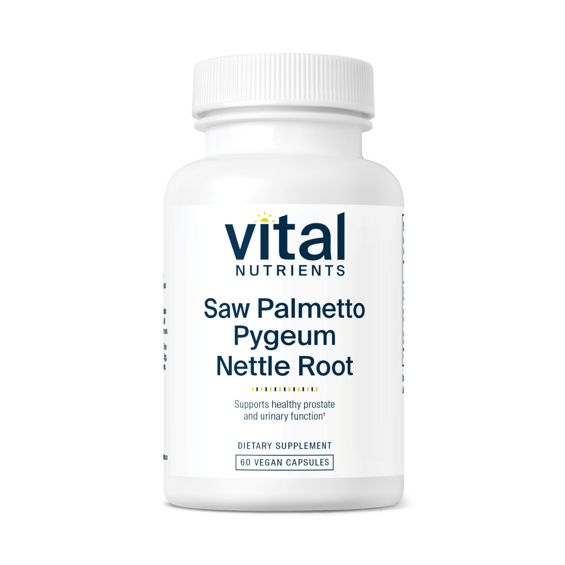 Vital Nutrients Saw Palmetto Prostate Supplement 90 veg capsules front view