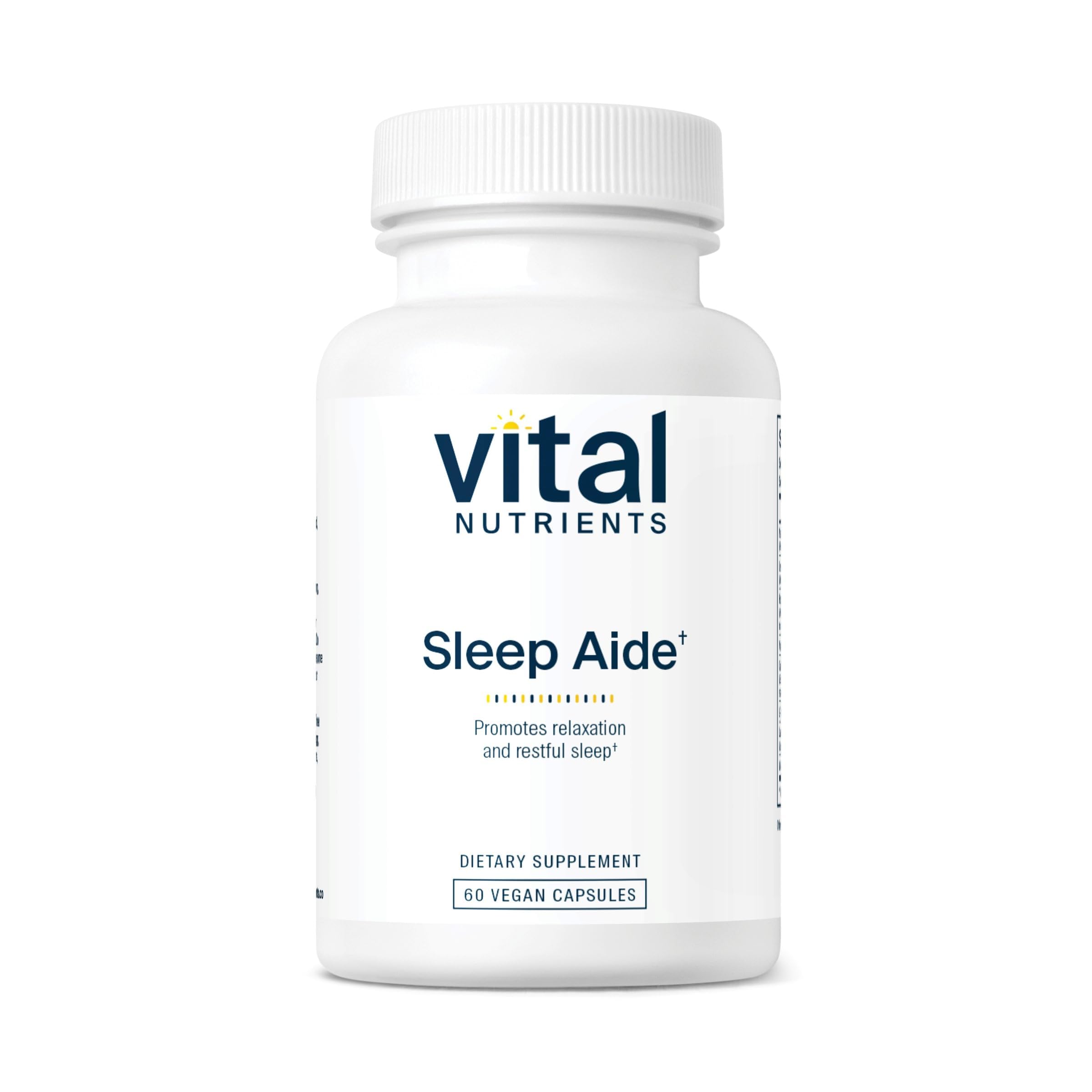Vital Nutrients Sleep Supplement 60 Capsules front view