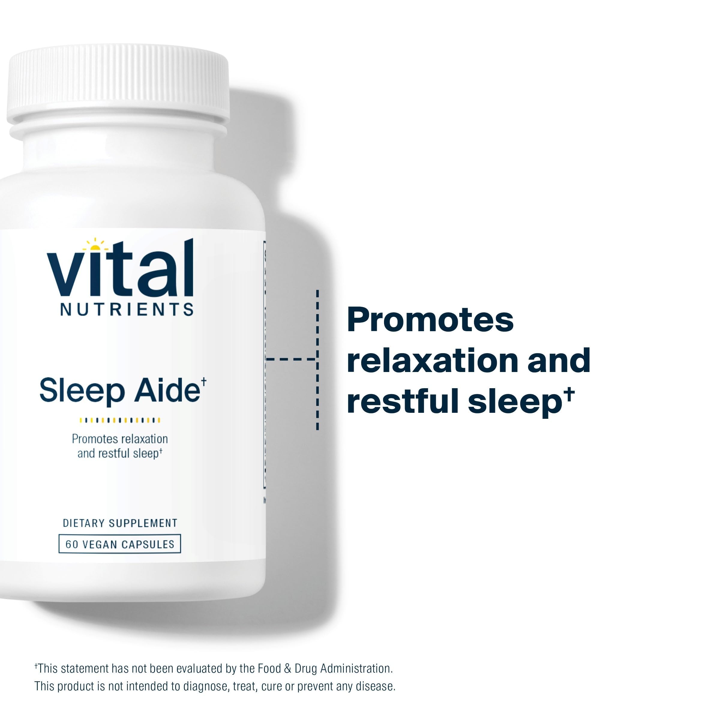 Vital Nutrients Sleep Supplement capsules close-up
