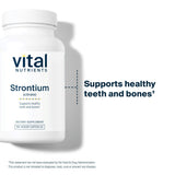 Vital Nutrients Strontium Citrate capsules with measuring spoon
