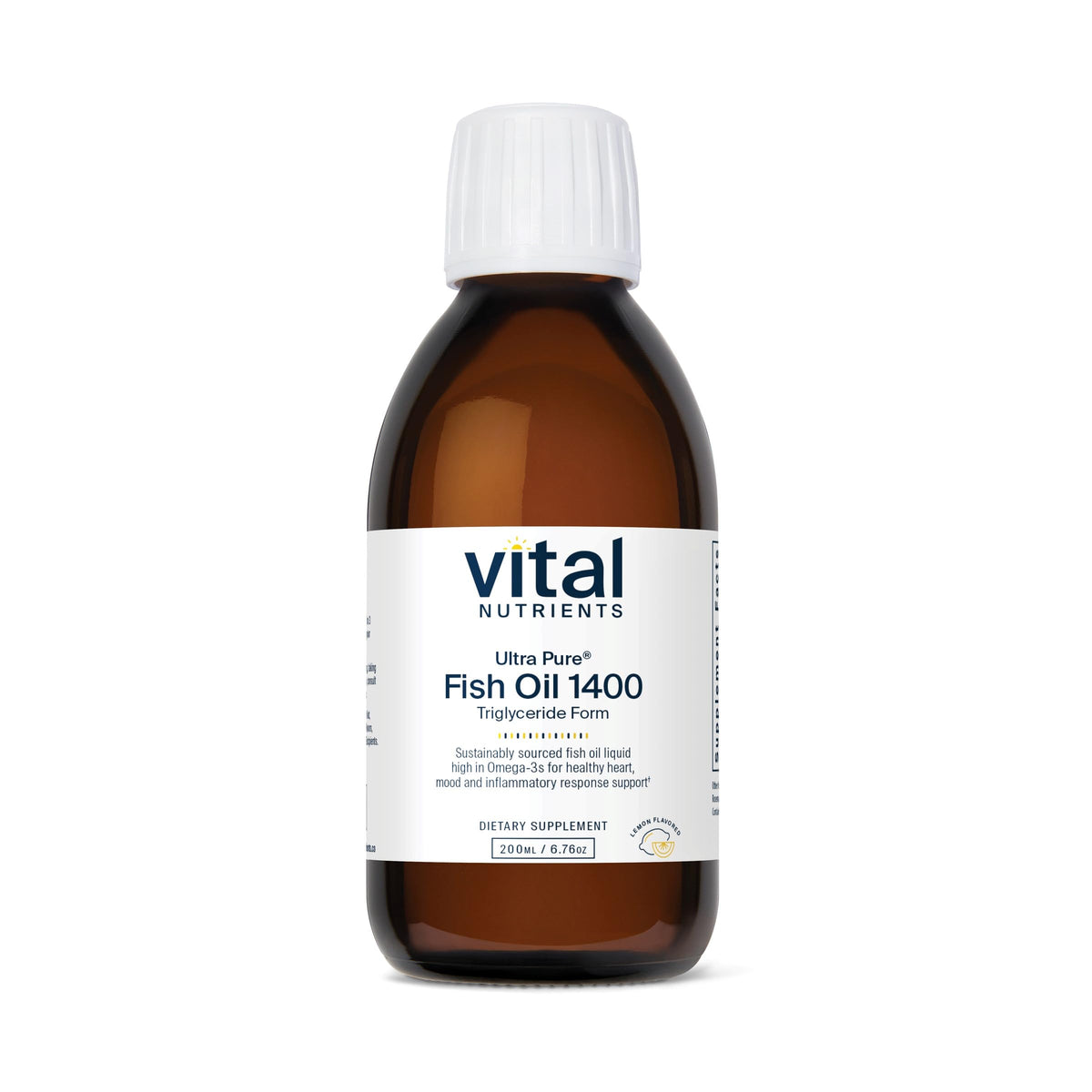 Vital Nutrients Ultra Pure Fish Oil 1400 front view