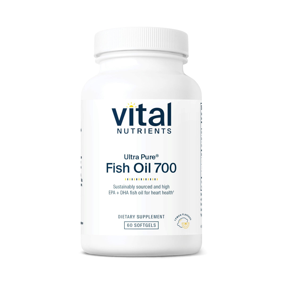 Vital Nutrients Ultra Pure Fish Oil 700 softgel front view