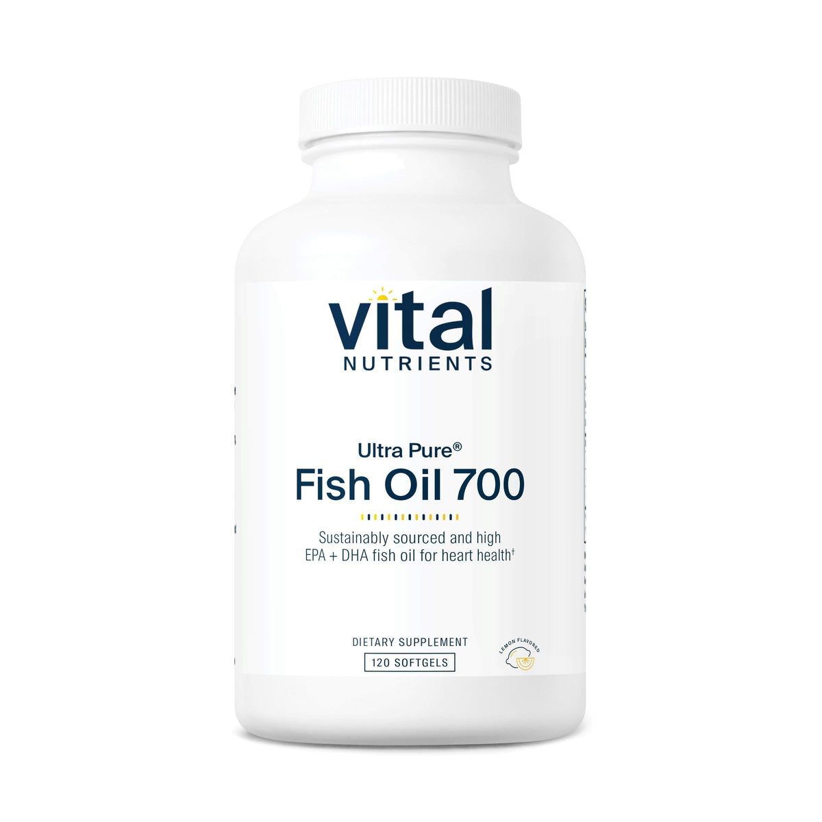 Vital Nutrients Ultra Pure Fish Oil 700 softgels front view
