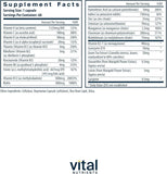 Vital Nutrients Vegan Multivitamin 30 Capsules side view