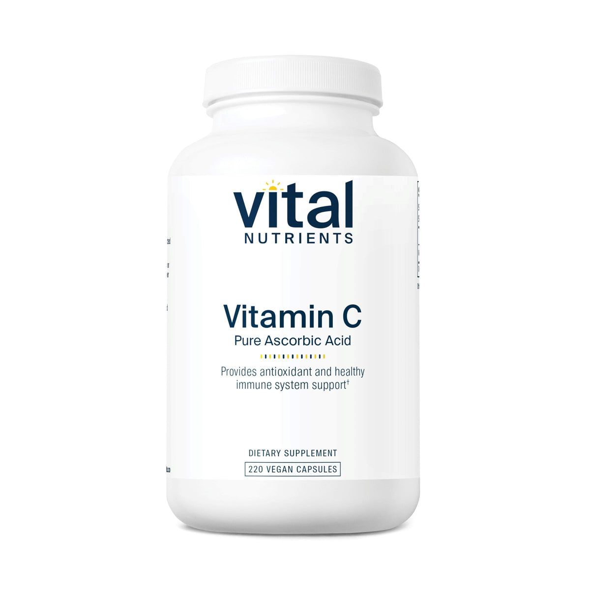 Vital Nutrients Vitamin C 2000mg vegan capsules front view