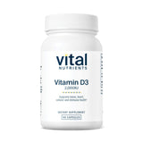 Vital Nutrients Vitamin D3 2000 IU supplement front view