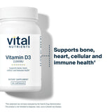Vital Nutrients Vitamin D3 supplement packaging