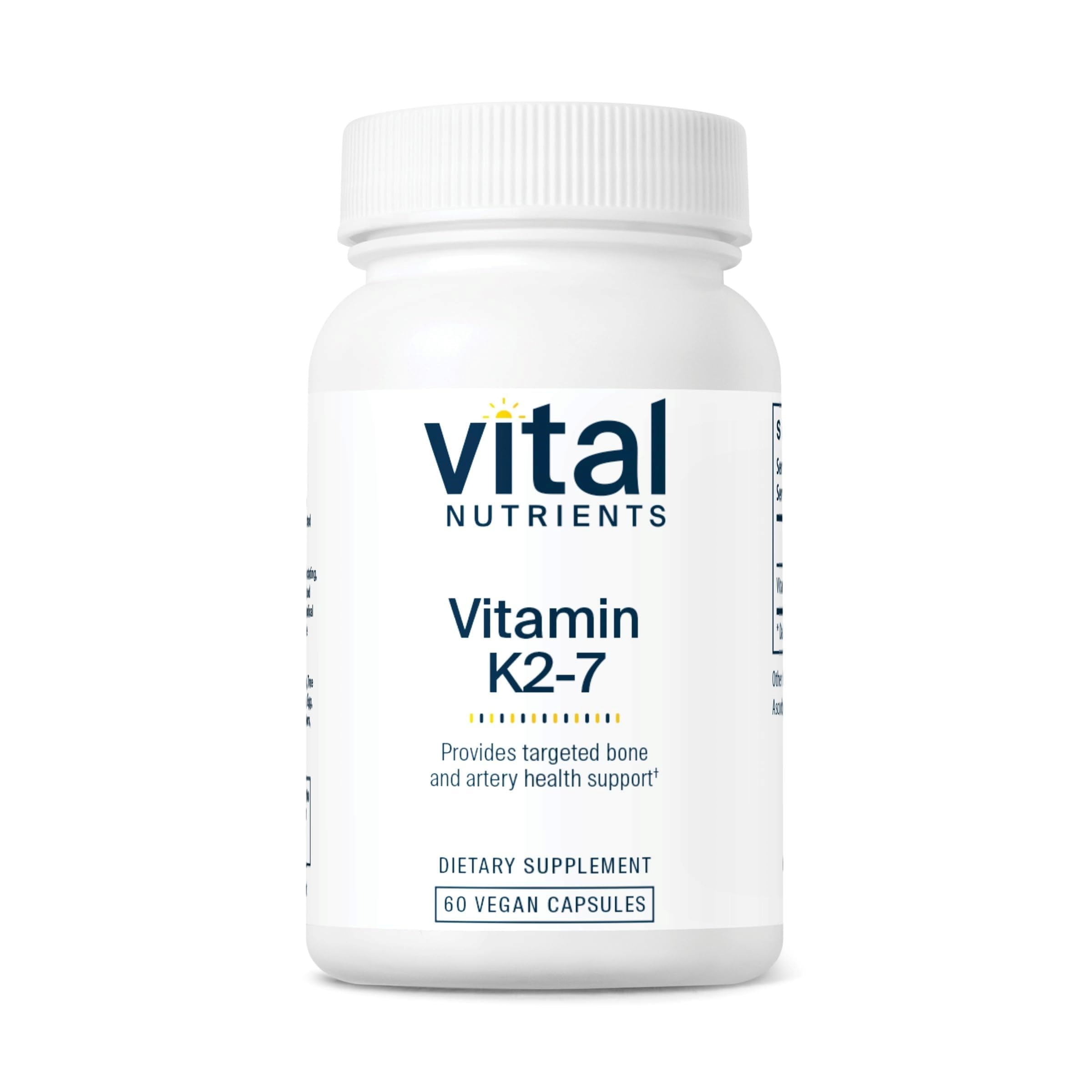 Vital Nutrients Vitamin K2-7 90 Veg Capsules front view
