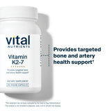 Vital Nutrients Vitamin K2-7 90 Veg Capsules with a measuring spoon
