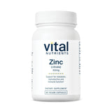 Vital Nutrients Zinc Citrate Supplement front view