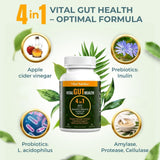 VITAL NUTRITIVE 4-in-1 daily Support Capsules back view