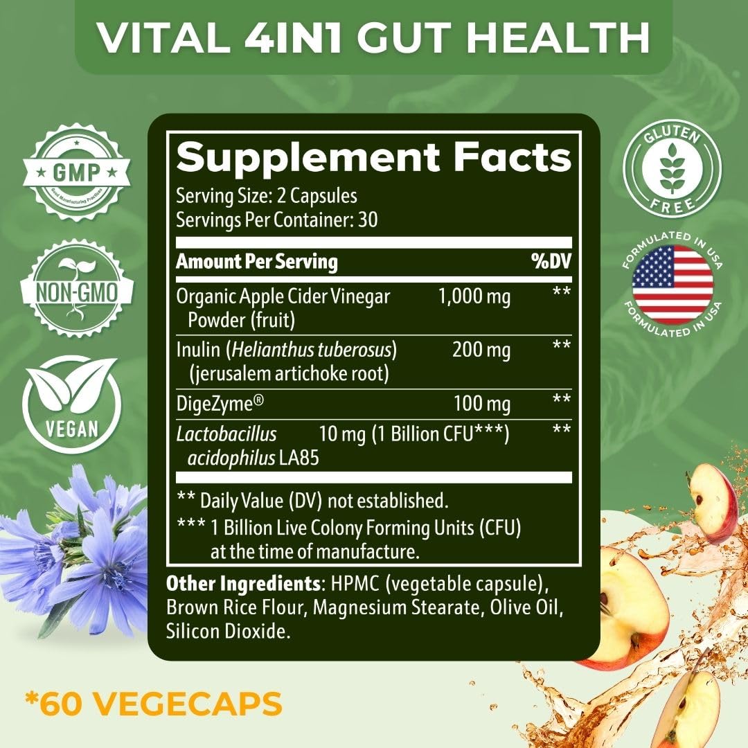 VITAL NUTRITIVE 4-in-1 daily Support Capsules lifestyle scene