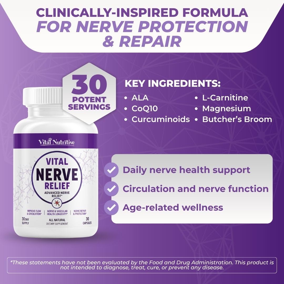VITAL NUTRITIVE Alpha Lipoic Acid Supplement packaging