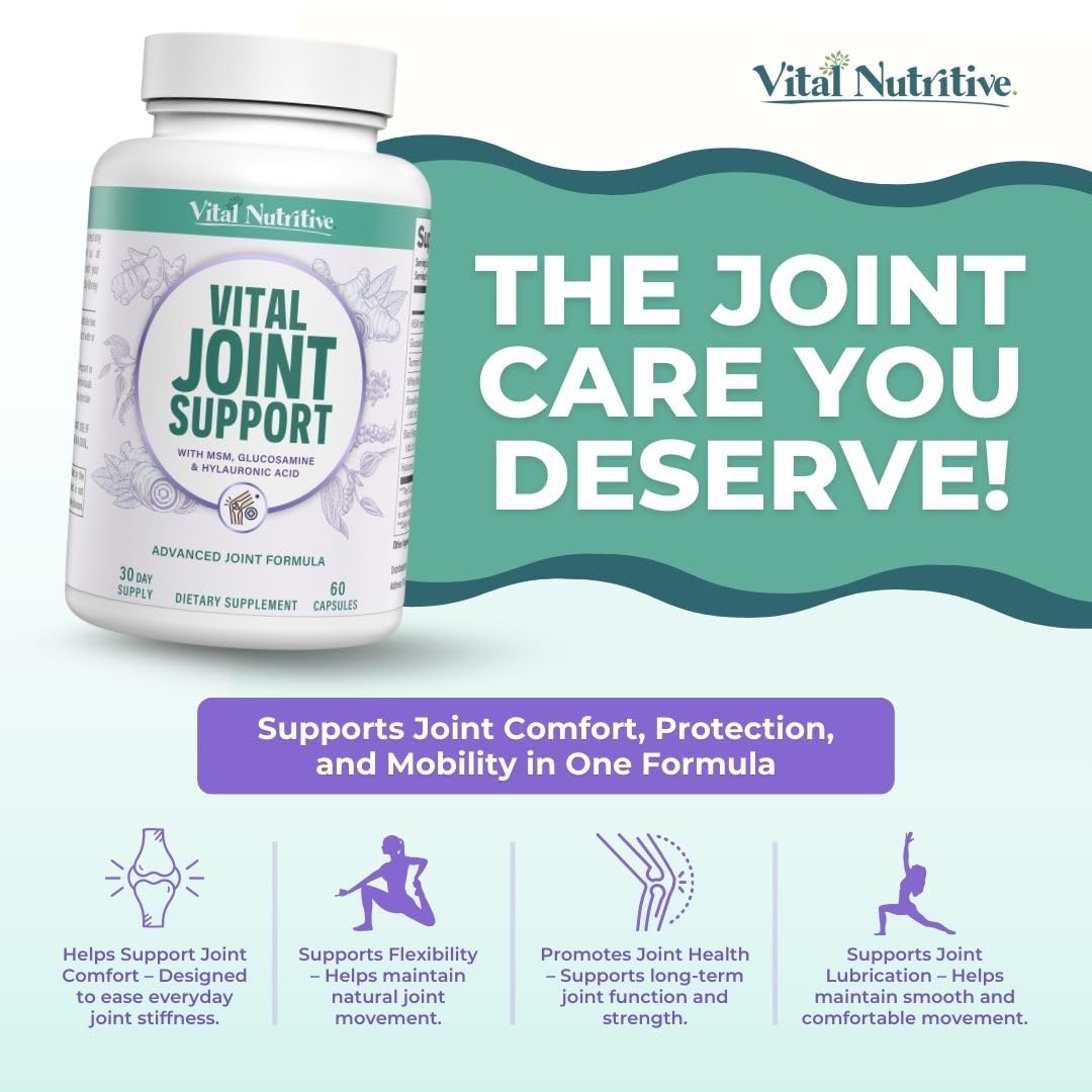 VITAL NUTRITIVE Joint Support Supplement packaging details