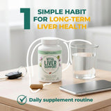 VITAL NUTRITIVE Milk Thistle Liver Support Supplement in a lifestyle setting