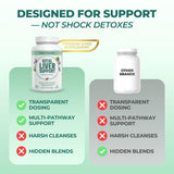 VITAL NUTRITIVE Milk Thistle Liver Support Supplement with measuring spoon