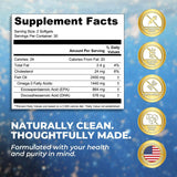 VITAL NUTRITIVE Omega-3 Fish Oil Capsules 2400mg on a wooden table