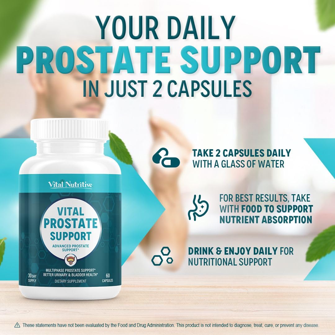 VITAL NUTRITIVE Saw Palmetto Prostate Support in packaging