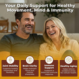 VITAL NUTRITIVE Turmeric Curcumin Capsules with a measuring spoon