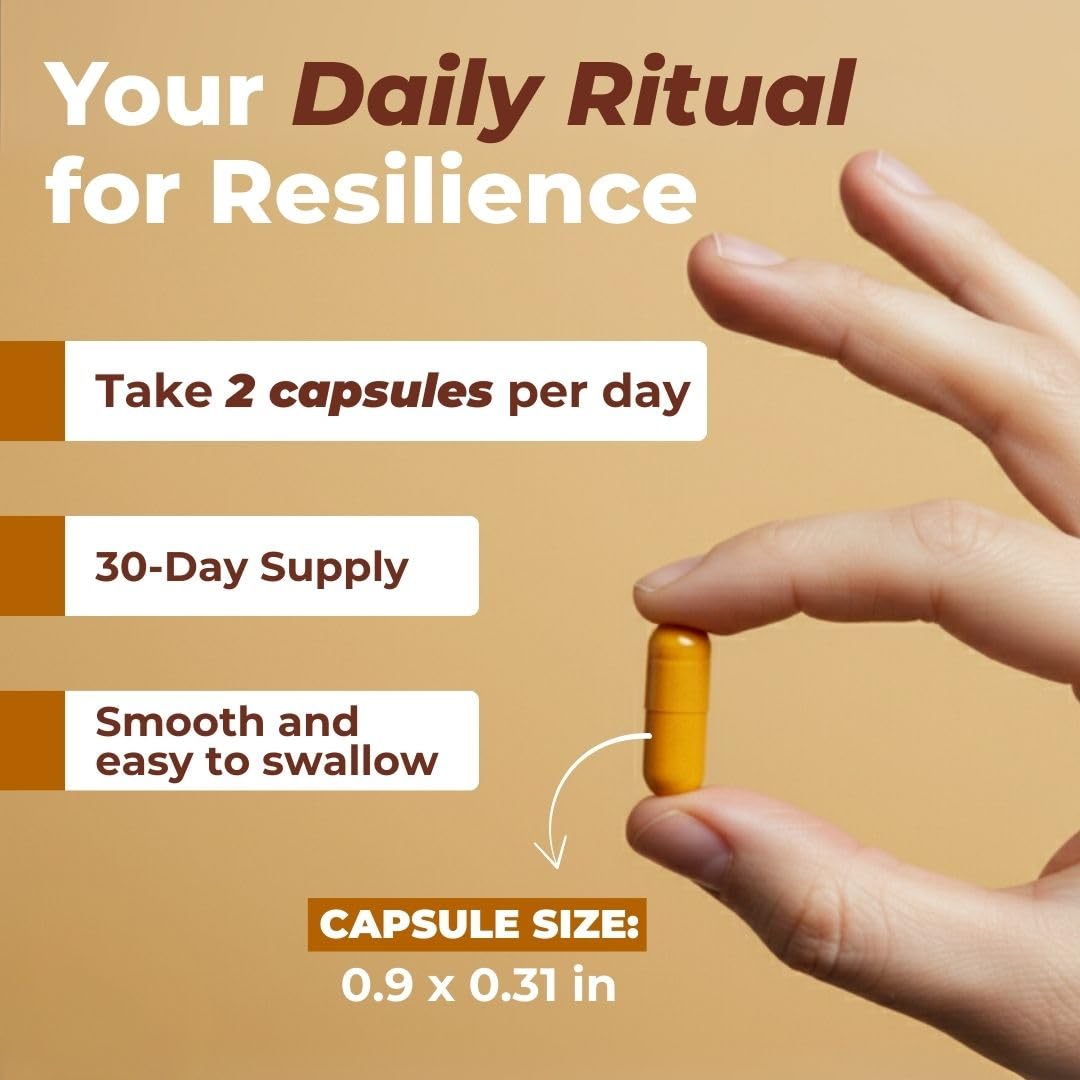 VITAL NUTRITIVE Turmeric Curcumin Capsules with ingredients list