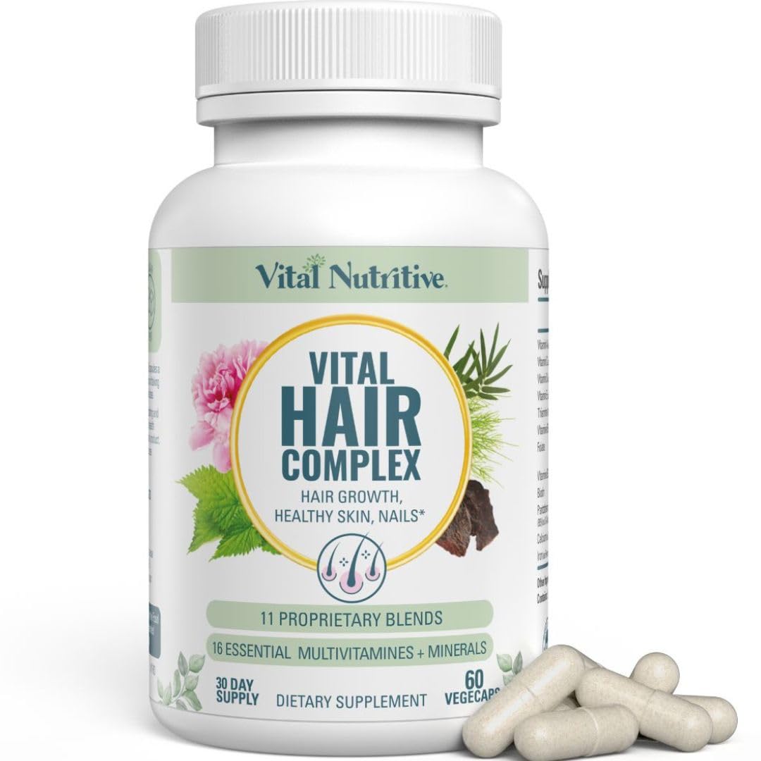 VITAL NUTRITIVE Vital Hair Complex 60 capsules front view