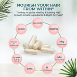 VITAL NUTRITIVE Vital Hair Complex bottle with capsules