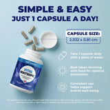 VITAL NUTRITIVE Vital Nootropic capsules in a hand