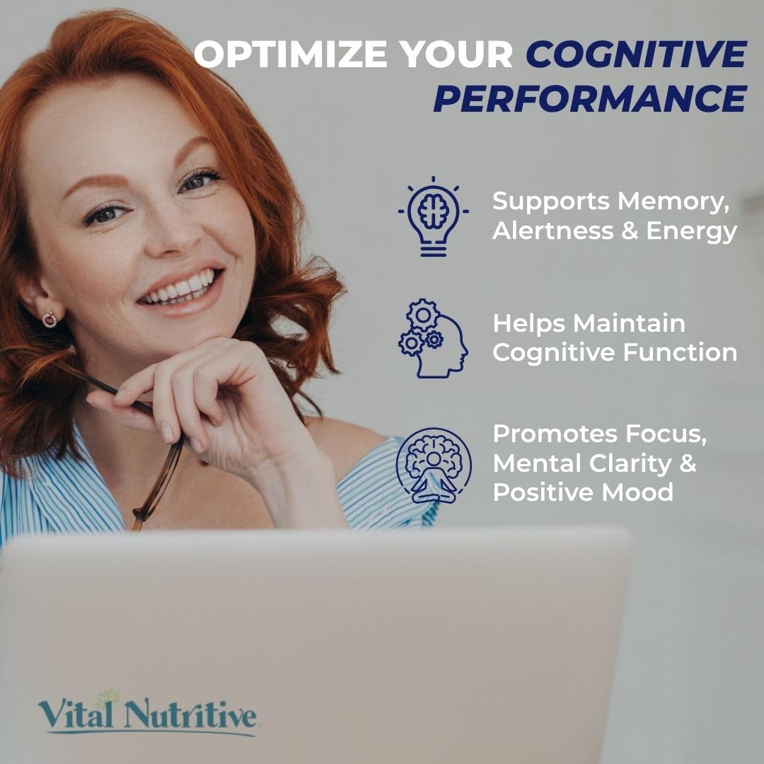 VITAL NUTRITIVE Vital Nootropic capsules on a wooden table