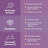 Vital Peak Liver Extracts Supplement ingredients list on packaging
