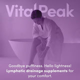 Vital Peak Lymph Peak Bromelain Supplement back view