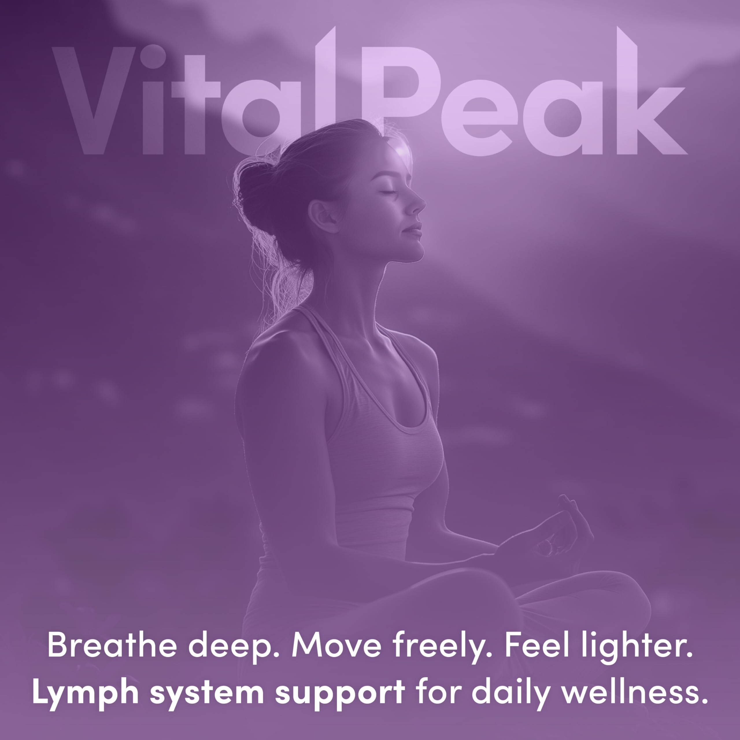 Vital Peak Lymph Peak Bromelain Supplement in lifestyle setting