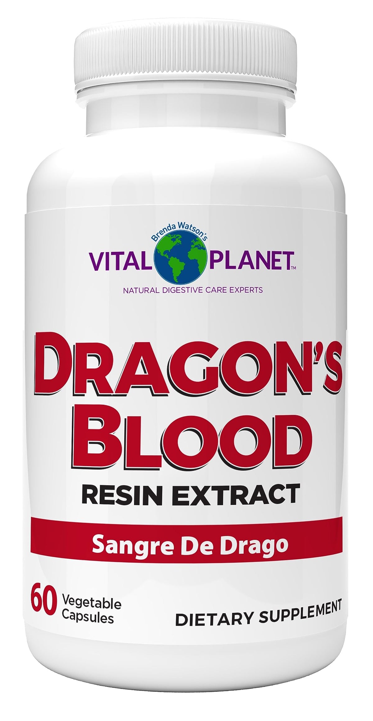 Vital Planet Dragon’s Blood 500mg capsules front view