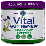 Vital Planet Gut Renew L-Glutamine Powder 195g front view