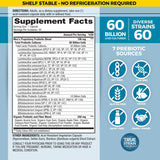 Vital Planet Men’s Daily Probiotic 60 Billion CFU side view