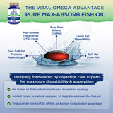 Vital Planet Omega-3 Mini Softgels 800mg side view