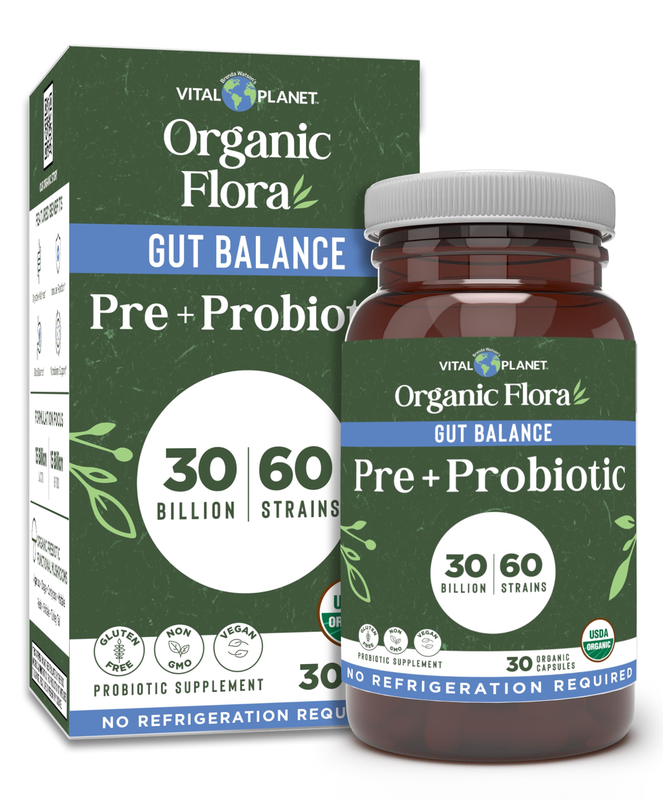 Vital Planet Probiotic Capsules 30 Billion CFU front view