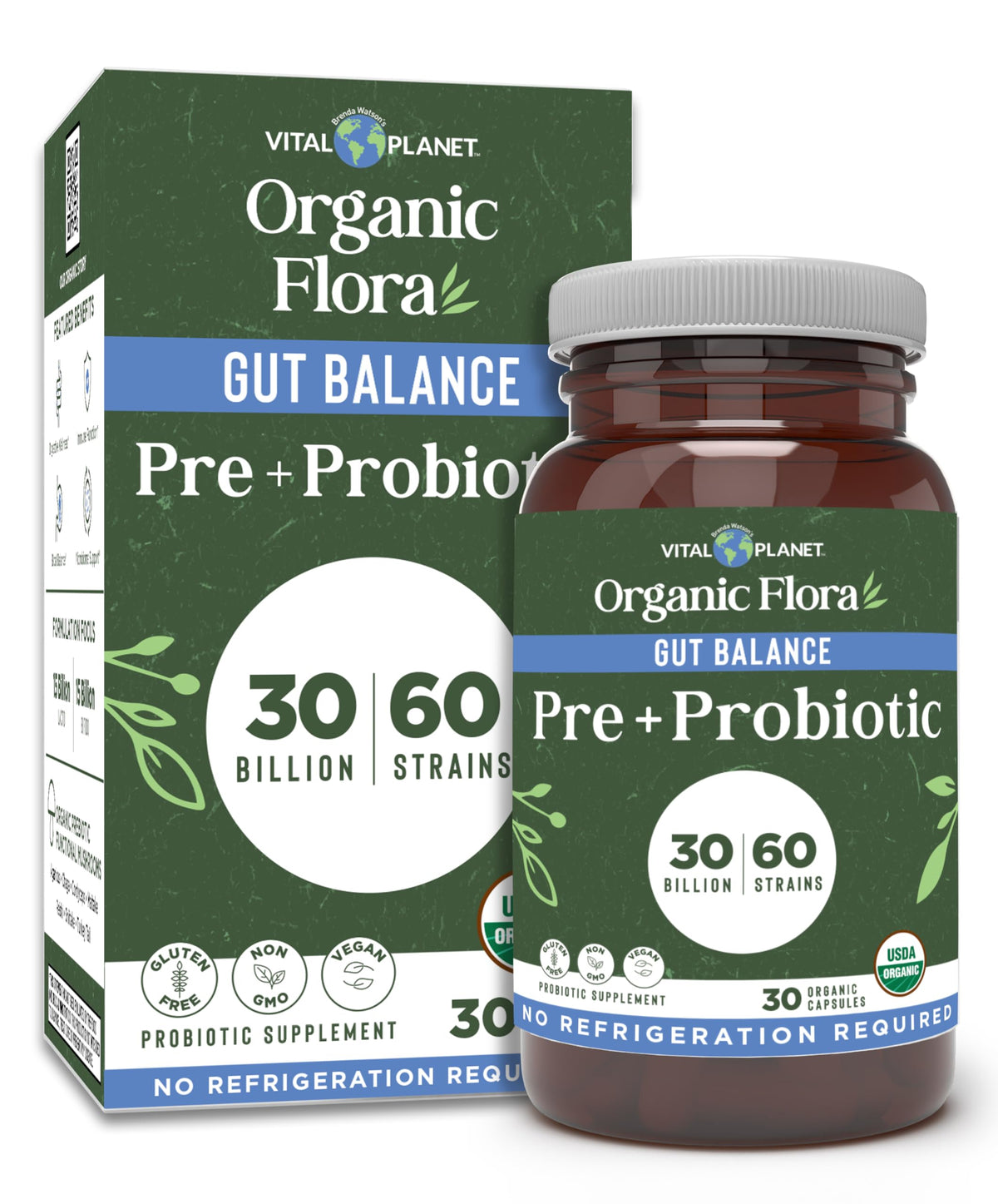 Vital Planet Probiotic Capsules 30 Billion CFU front view